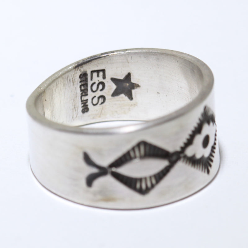 Bague en argent par Eddison Smith - taille 8.5