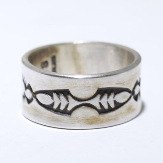 Silver Ring by Eddison Smith- 7.5