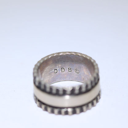 達瑞爾·迪恩·貝蓋的硬幣銀戒指，尺寸10