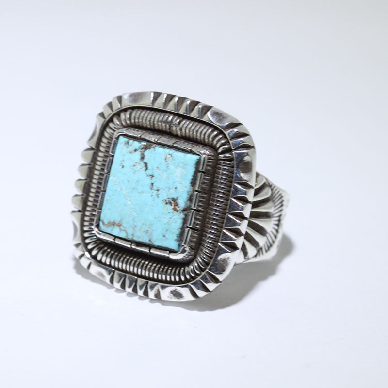 Kingman Ring by Tsosie White size 12.5