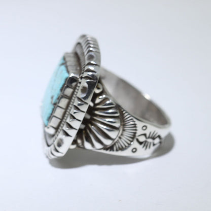 Kingman Ring by Tsosie White size 12.5