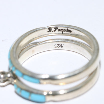Zuni-Ring mit Einlagegröße 7,5