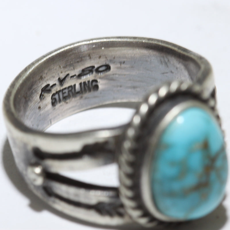 Lone Mtn Ring by Steve Arviso- 8.5