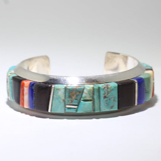 Inlay Bracelet by Wes Willie 5"
