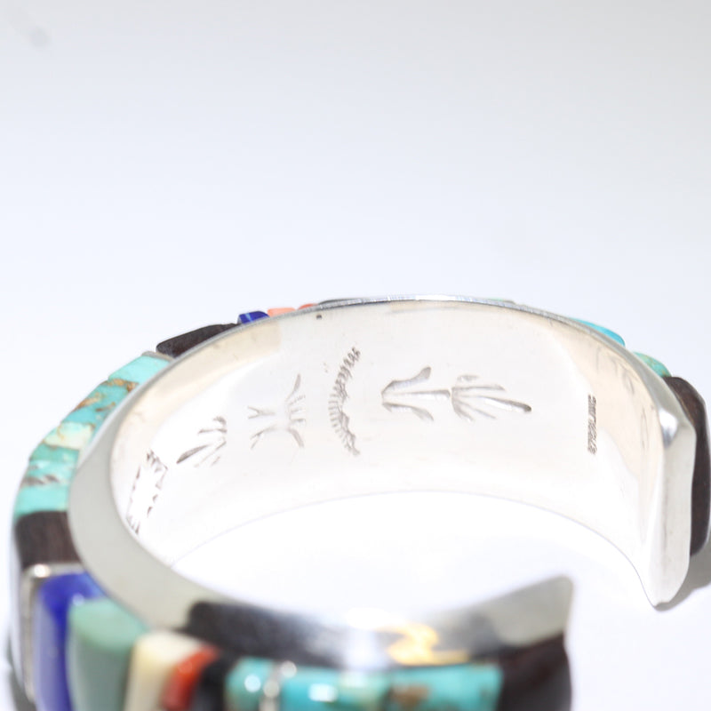 Inlay Bracelet by Wes Willie 5"