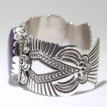 Bracelet en sugilite par Arnold Blackgoat 5-3/4"