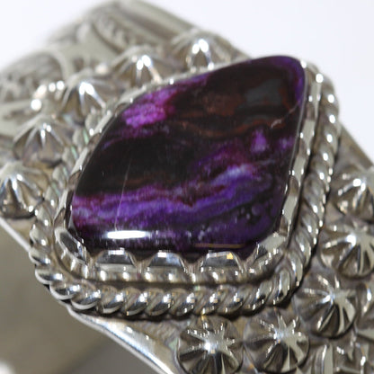 Bracciale in Sugilite di Arnold Blackgoat 5-3/4"