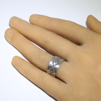 Bague en argent par Eddison Smith - taille 8.5