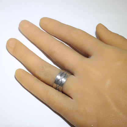 Bague en argent par Eddison Smith - Taille 7.5