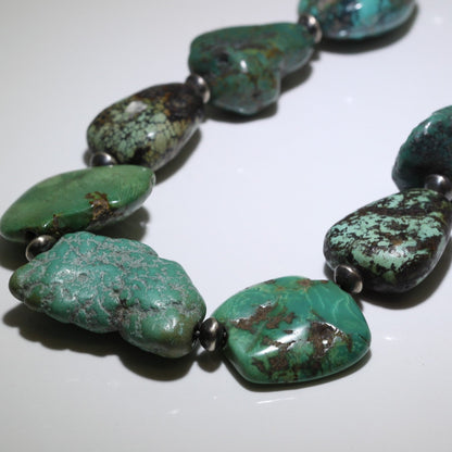 Nugget turquoise necklace