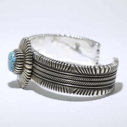 Kingman Bracelet by Ron Bedonie 5-1/2"