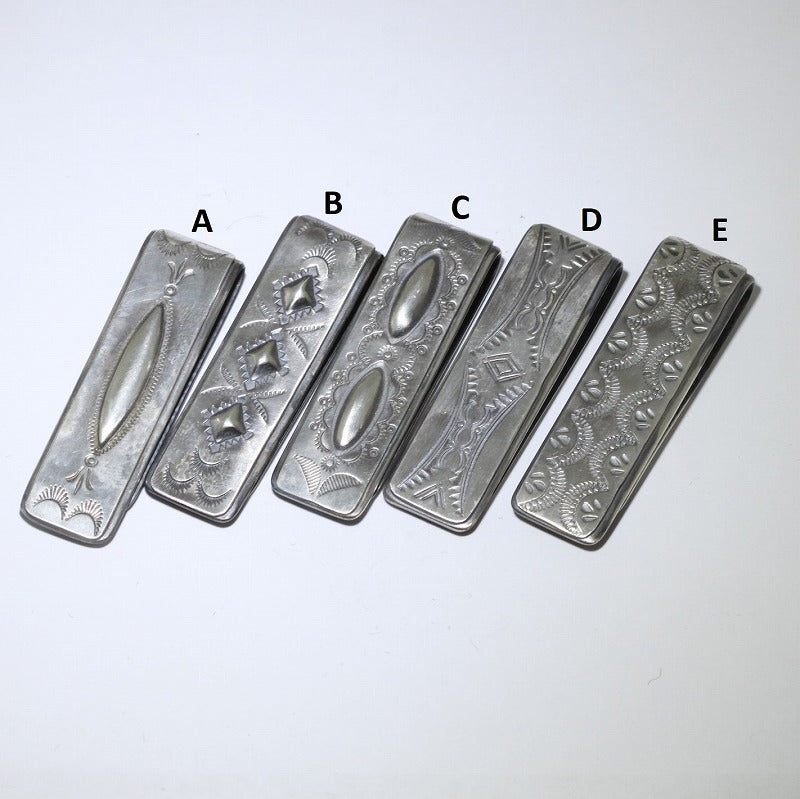 Pince à billets en argent sterling par Arnold Goodluck