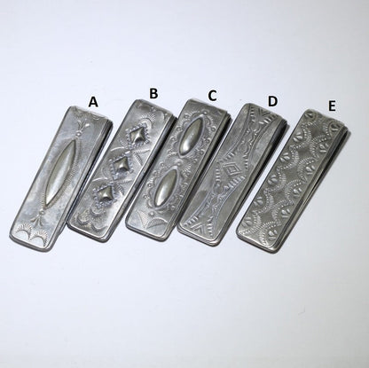 Pince à billets en argent sterling par Arnold Goodluck