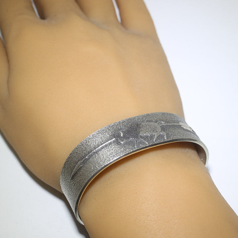 Silver Bracelet ni Darryl Dean Begay 6"