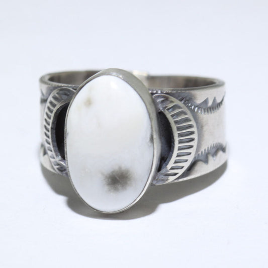 阿诺德·古德拉克的白色水牛戒指 - 12.5号