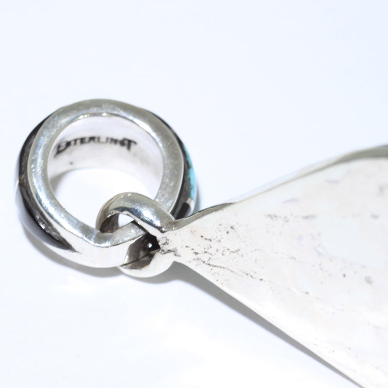 シルバー マイクロインレイペンダント アーウィン・ツォシによるマイクロインレイペンダント – MALAIKA