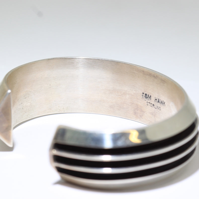 Silver Bracelet by Tom Hawk 5-3/4"