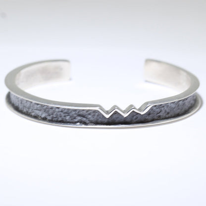 Bracelet en argent par Aaron Anderson 5-1/2"