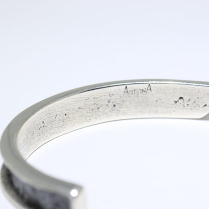 Silver Bracelet by Aaron Anderson 5-1/2"