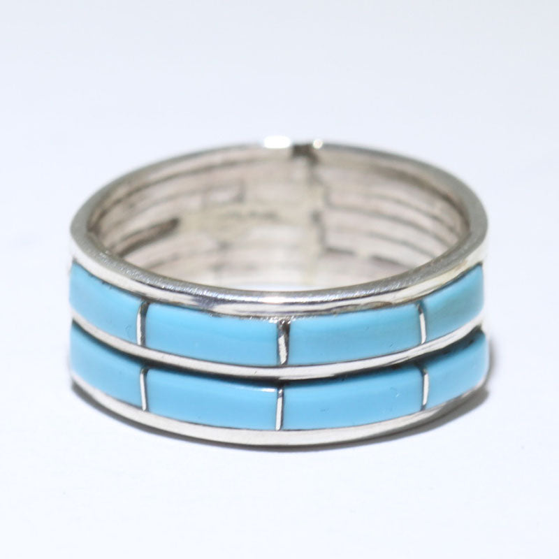 Inlay Ring by Navajo- 7.5