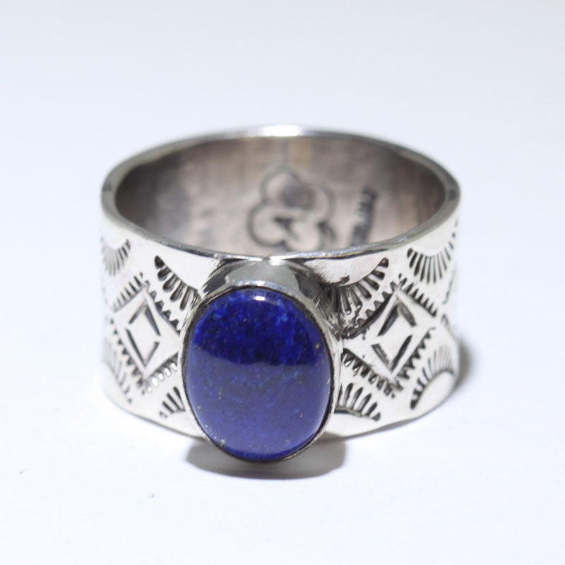 Bague en Lapis par Arnold Goodluck - Taille 7.5