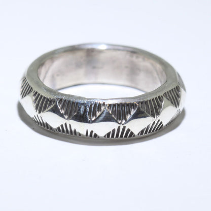 Silver ring by Arnold Goodluck s9.5