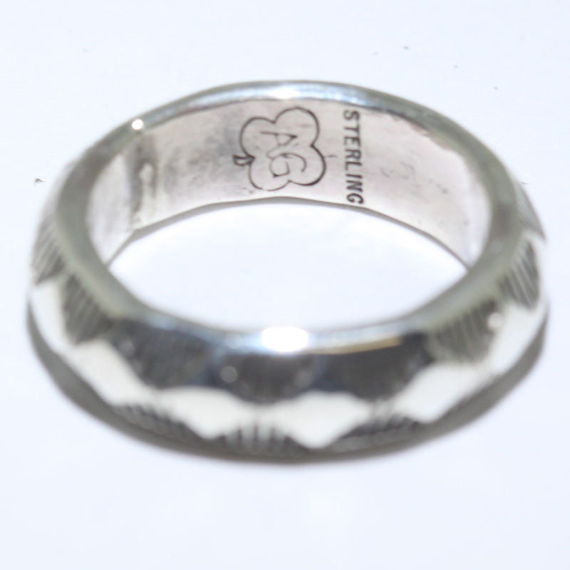 Silver ring by Arnold Goodluck s9.5