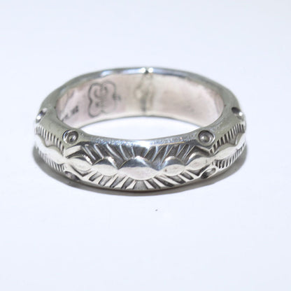 Silver ring by Arnold Goodluck s11.5