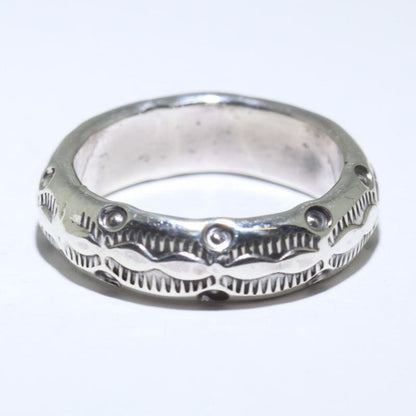 Bague en argent par Arnold Goodluck taille 11.5