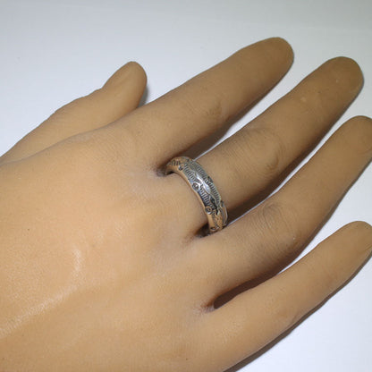 Silver ring by Arnold Goodluck s11.5