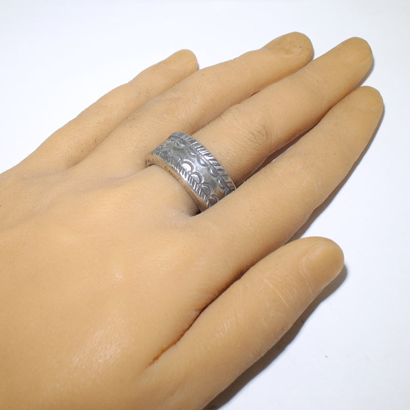 Cincin Perak oleh Jock Favour - Ukuran 10.5