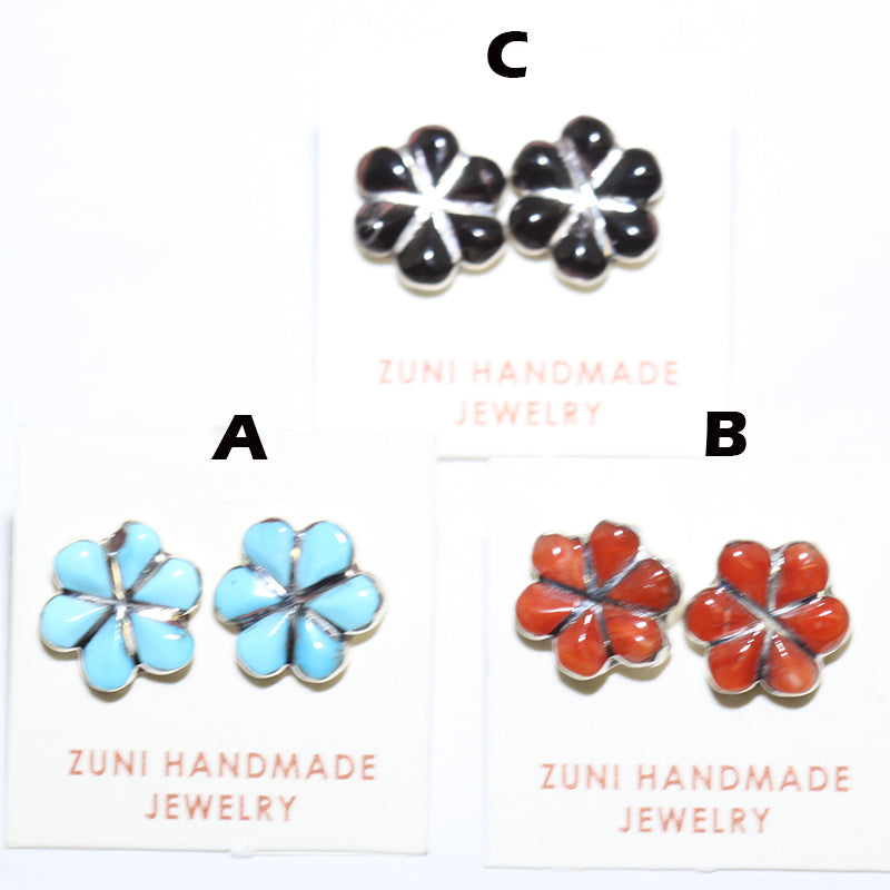 Anting Inlay oleh Zuni