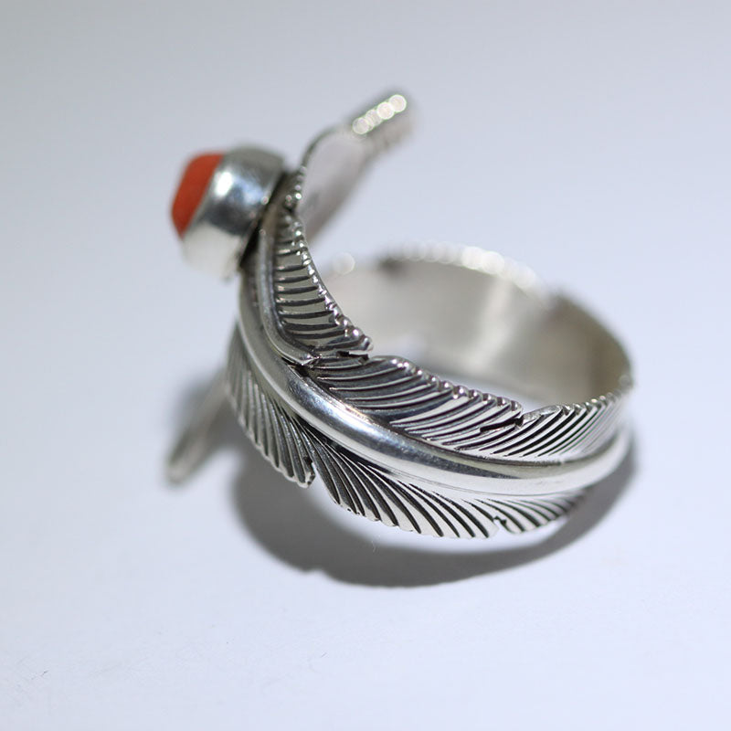 Feather Adjustable Ring by Harvey Mace