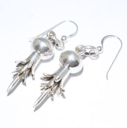 Silver Earrings by Harrison Jim