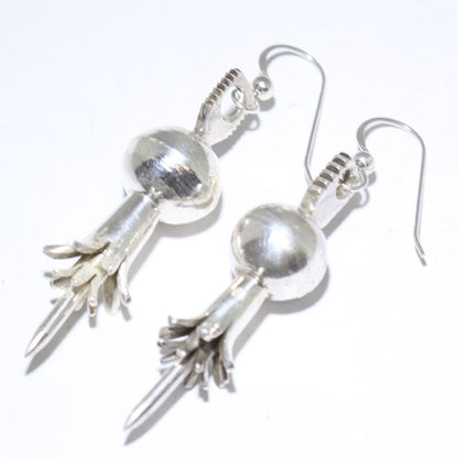 Silver Earrings by Harrison Jim