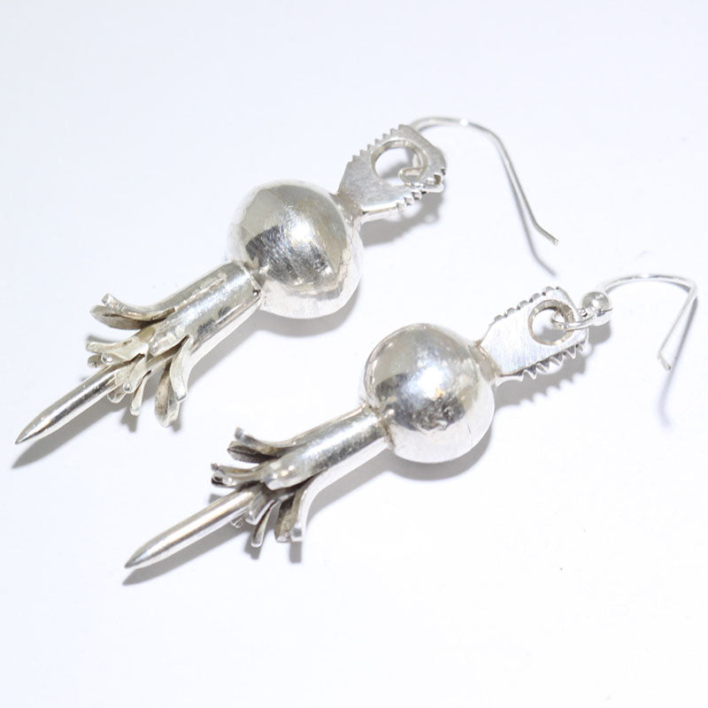 Boucles d'oreilles en argent par Harrison Jim