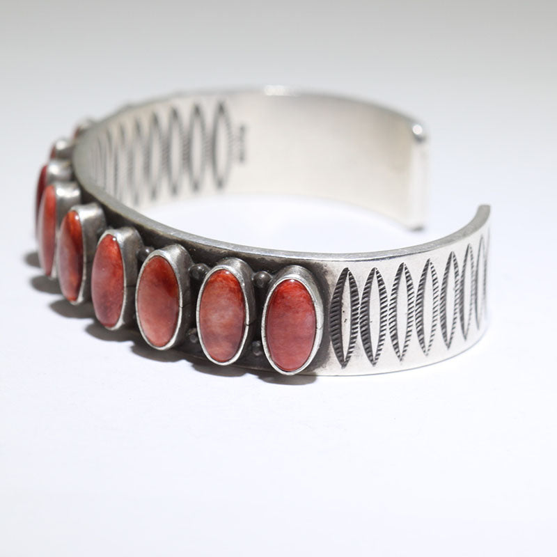 Bracelet en huître épineuse par Herman Smith 5-1/2"