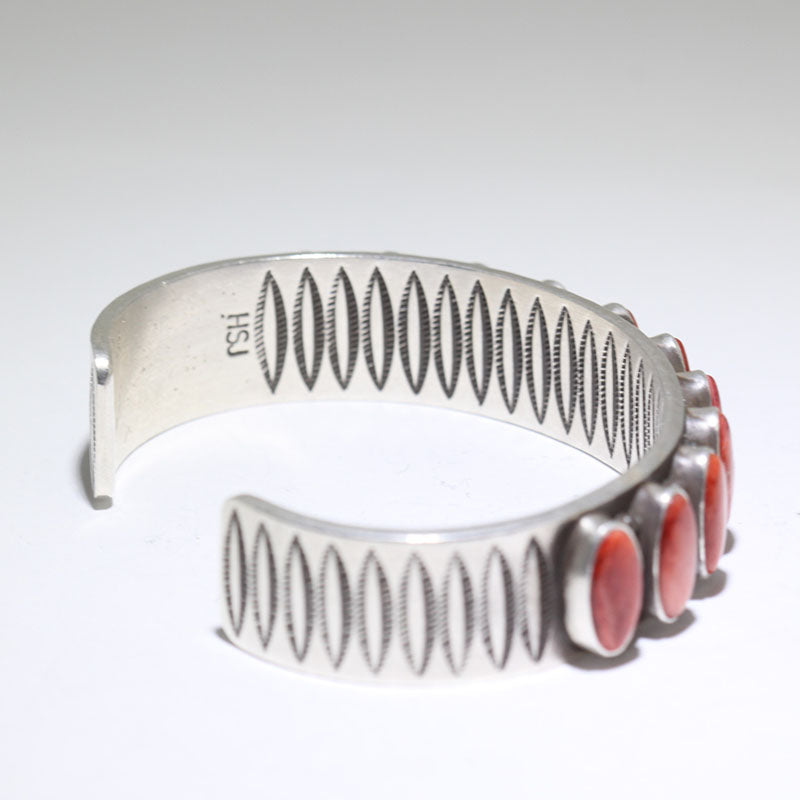 Bracelet en huître épineuse par Herman Smith 5-1/2"