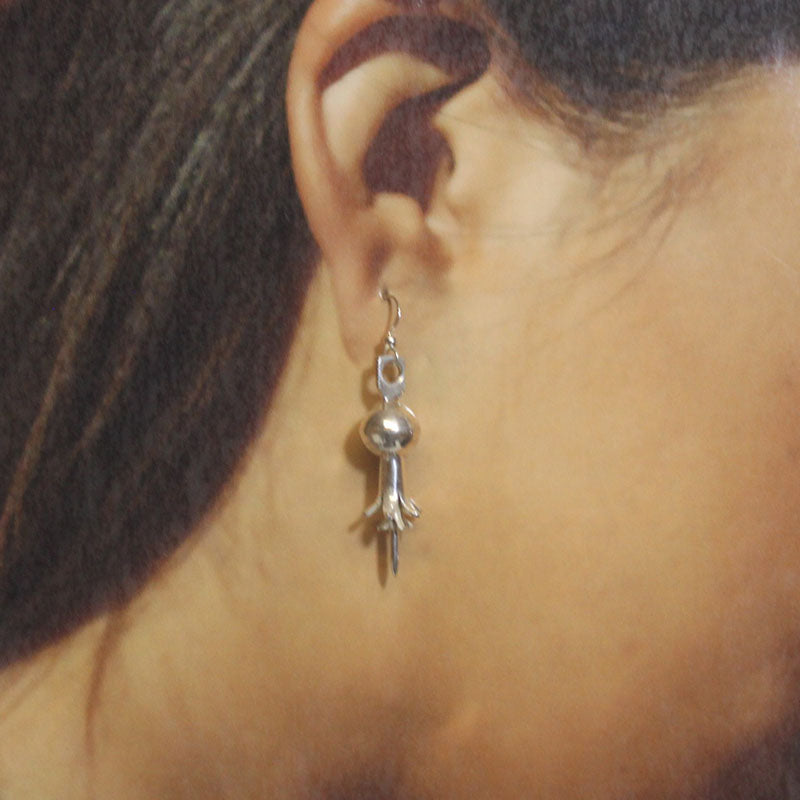 Silver Earrings by Harrison Jim