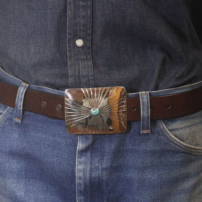 Turquoise na Buckle ng Navajo