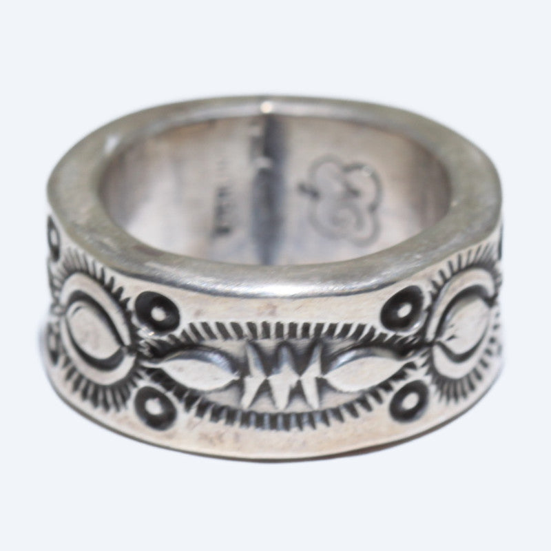 Bague en argent par Arnold Goodluck taille 8