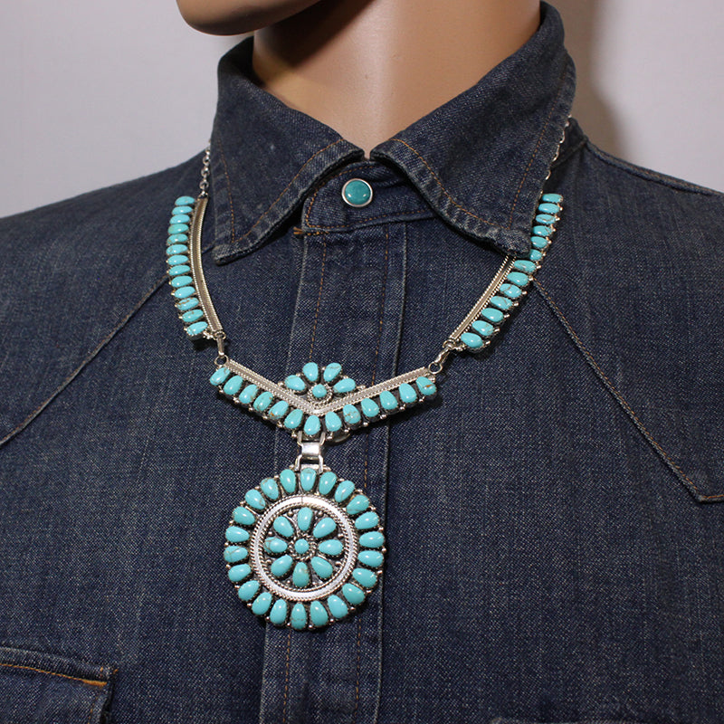 Бирюзовое ожерелье от Навахо