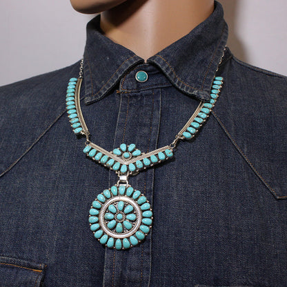 Collier en turquoise par les Navajo