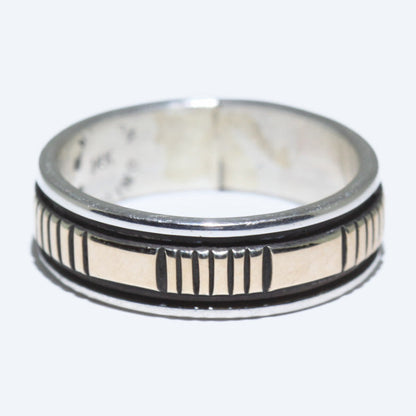 14K & Silver Ring by Bruce Morgan