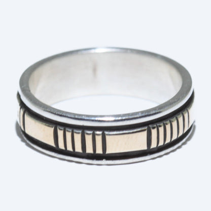 14K & Silver Ring by Bruce Morgan