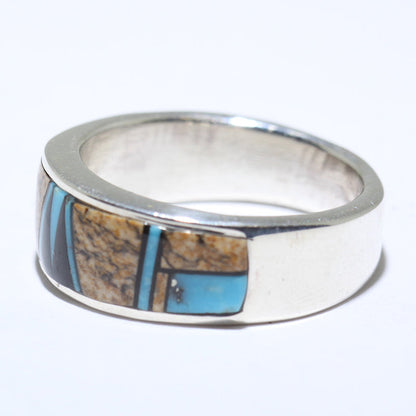 Inlay Ring by Navajo- 11