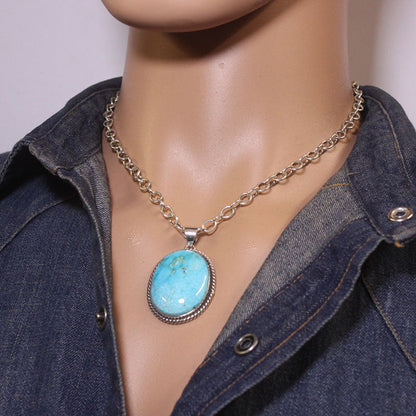 Blue Ridge Pendant by Robin Tsosie