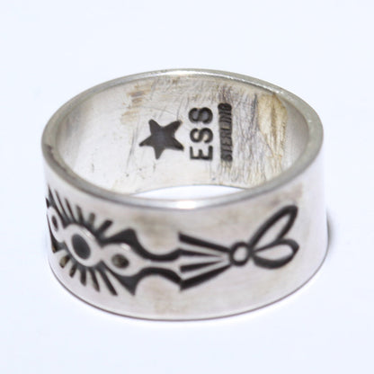 Bague en argent par Eddison Smith - 7.5