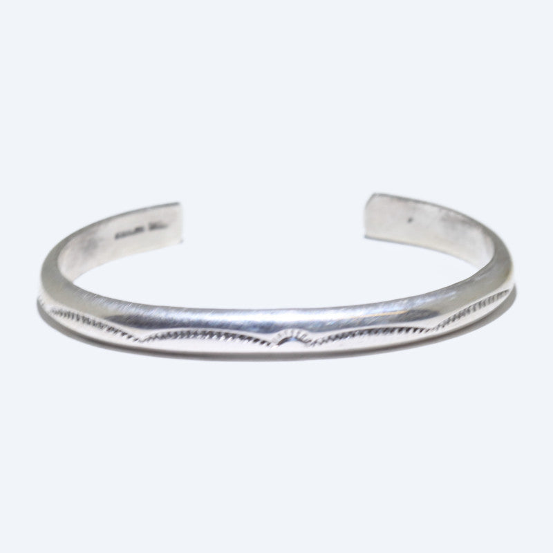 Silver bracelet by Navajo