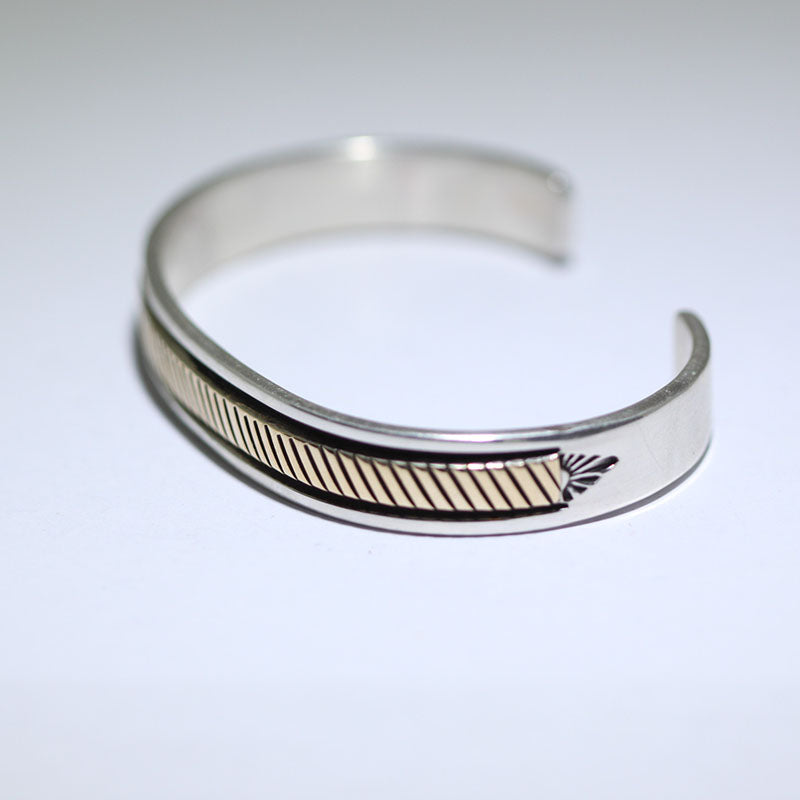 14K & Zilveren Armband door Bruce Morgan